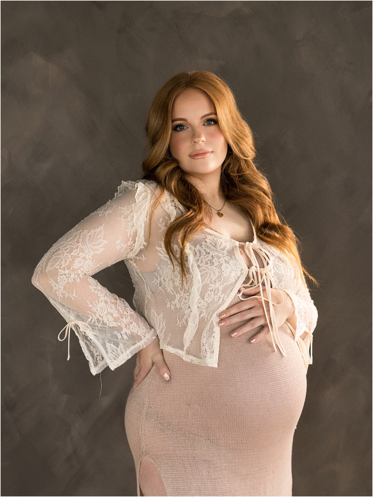 Luxury Fashion Maternity Photography in Phoenix AZ